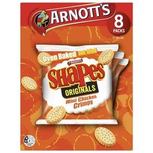 Arnott's Shapes Chicken Crimpy Minis 8pk