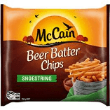 McCain Beer Battered Chips Shoestring 750g