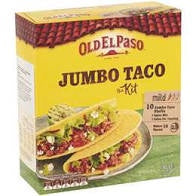 Old El Paso Jumbo Taco Kit 345g