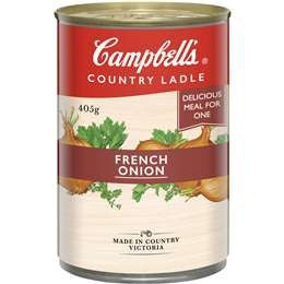 Campbells Country Ladle Soup French Onion 405g*