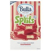 Bulla Splits Raspberry Ice Cream Sticks 10pk