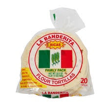 La Banderita Flour Tortillas Family Pack 20pk