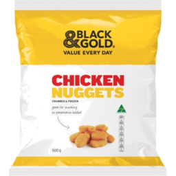 Black & Gold Chicken Nuggets 500g