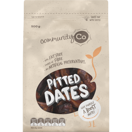 Community Co Dates Pitted 500g