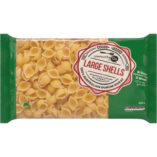 Community Co Pasta Shells Large #29 500g