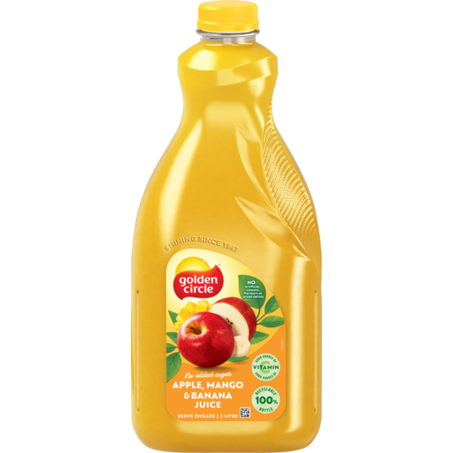 Golden Circle Apple Mango & Banana Juice No Added Sugar 2L