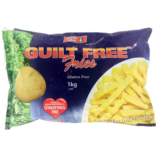 Logan Farm Guilt Free Crinkle Cut Fries 1kg