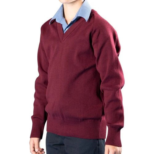 Pullover Burgundy Cotton Burgundy