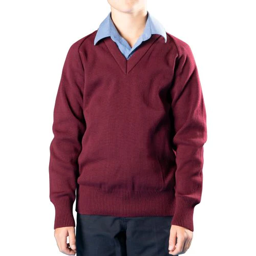 Pullover Wool Burgundy 18