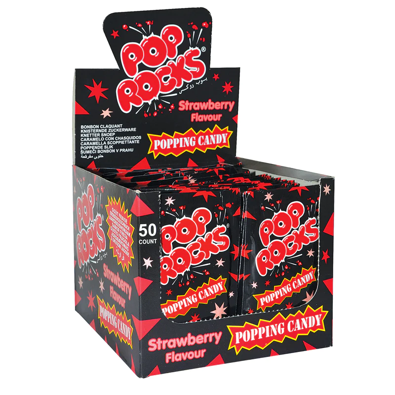 Pop Rocks Popping Candy Strawberry 7g