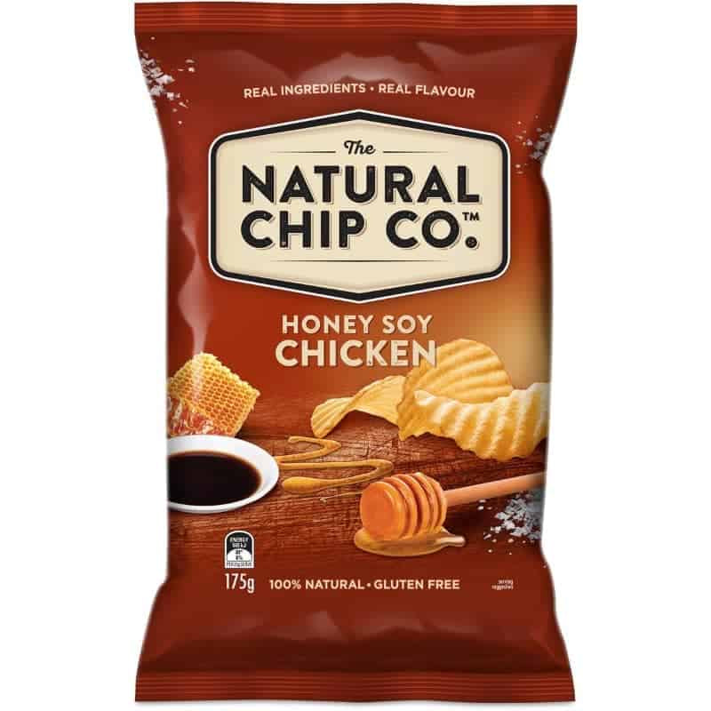 The Natural Chip Co Potato Chips Honey Soy Chicken 175g