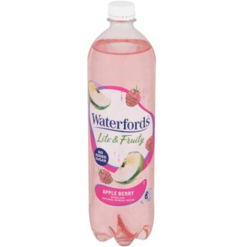 Waterfords Sparkling Mineral Water Apple Berry 1L